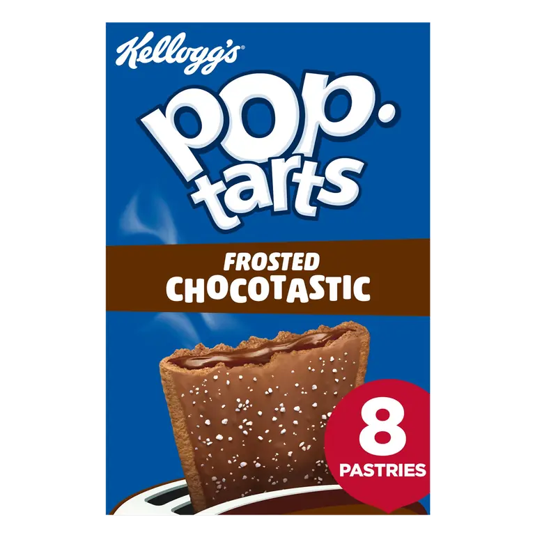 Kellogg's Pop Tarts Frosted Chocolate Pastry Snacks 8 x 48g