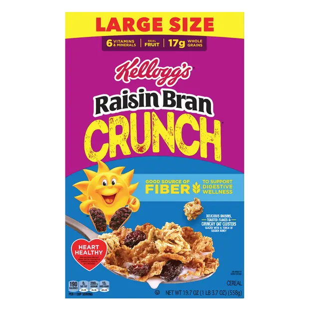 Crunch Whole Grain Cereal with Fiber Large Size