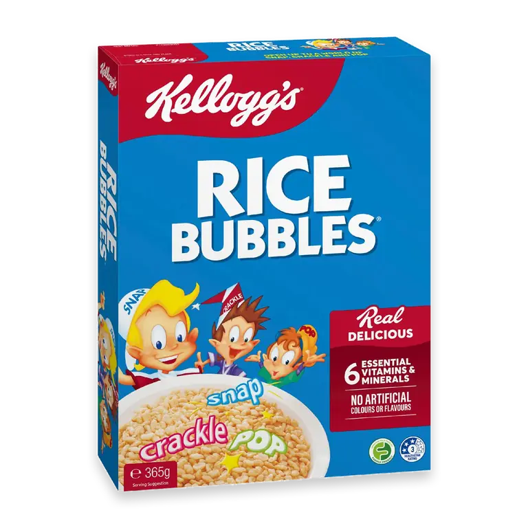 Rice Bubbles Breakfast Cereal