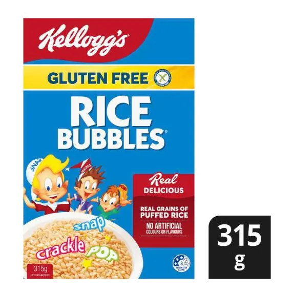 Rice Bubbles Gluten Free Breakfast Cereal