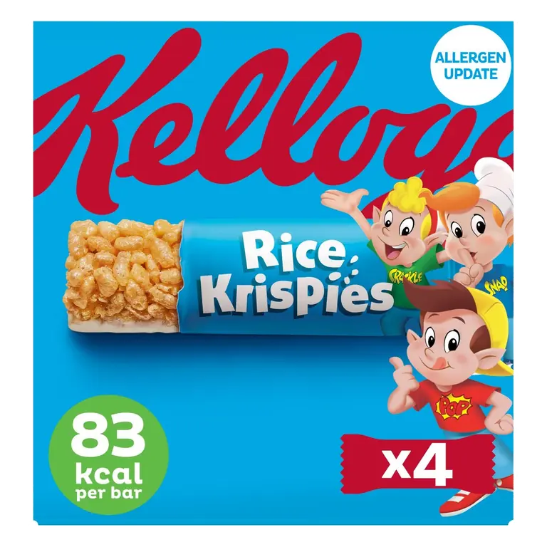 Rice Krispies Breakfast Cereal Bars 4x20g