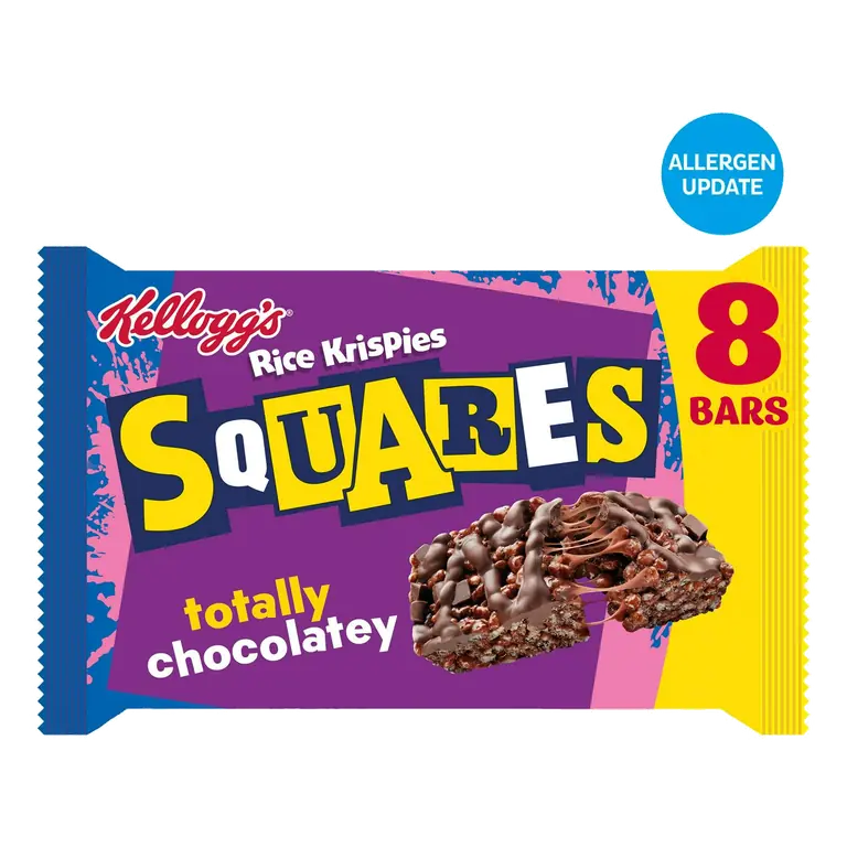 Rice Krispies Squares 8 x 36g Totally Chocolatey Snack Bars