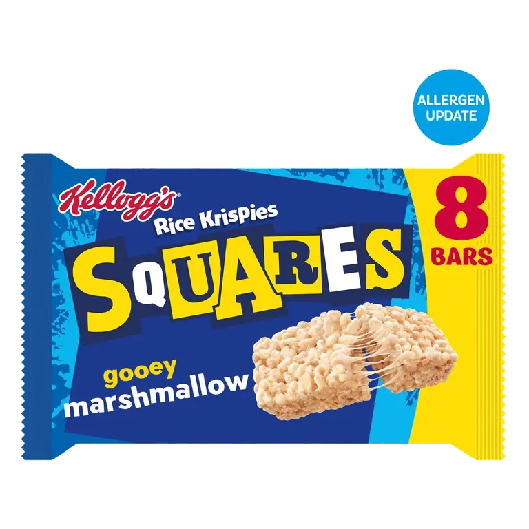 Rice Krispies Squares Marshmallow Snack Bars 8 x 28g