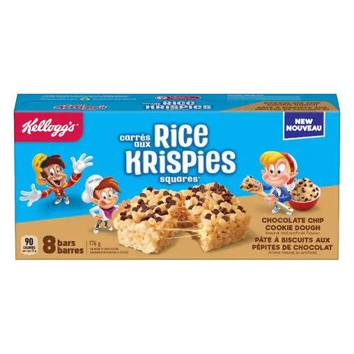 Rice Krispies Treats Chocolate Chip Cookie Dough 8 Count Bars 176 g