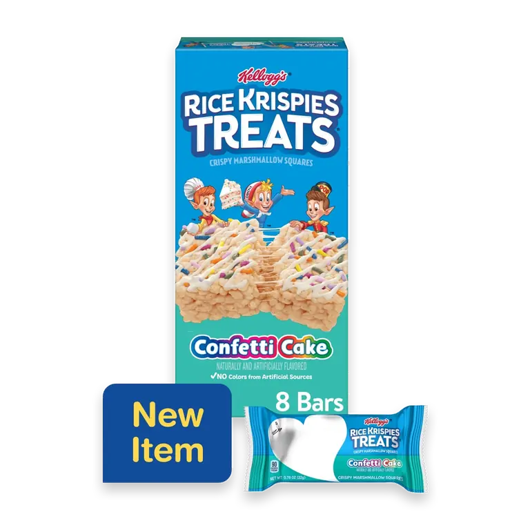 Rice Krispies Treats Confetti Cake Crispy Marshmallow Squares