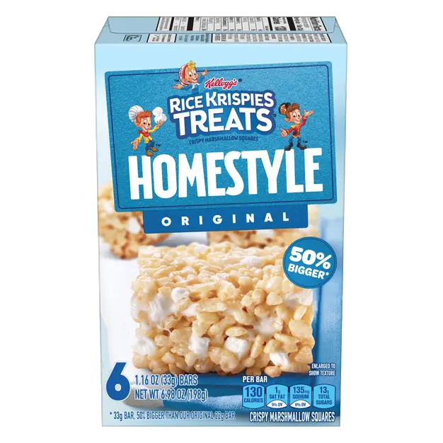 Treats Homestyle Crispy Marshmallow Bars - 6 ct