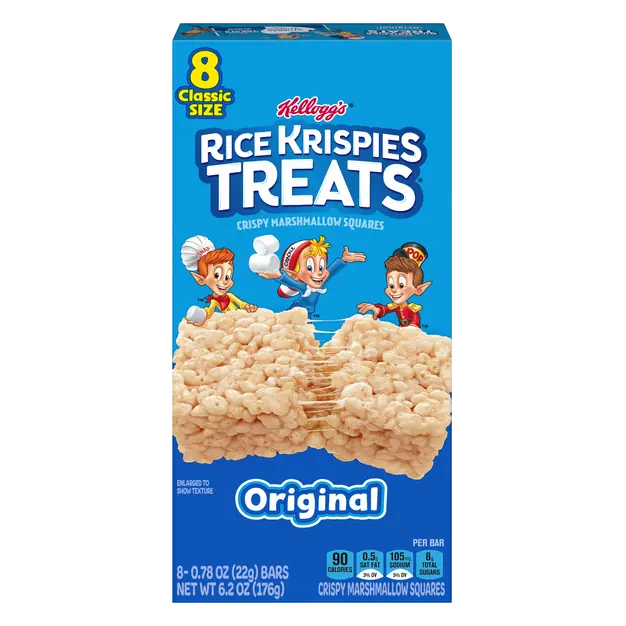 Treats Original Crispy Marshmallow Bars - 8 ct