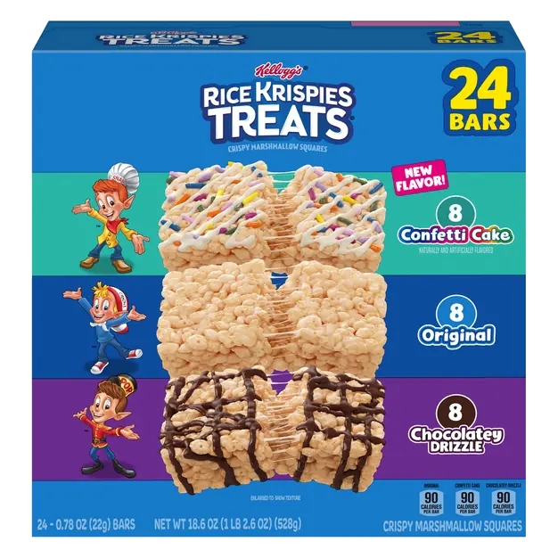 Treats Variety Crispy Marshmallow Bars - 24 ct