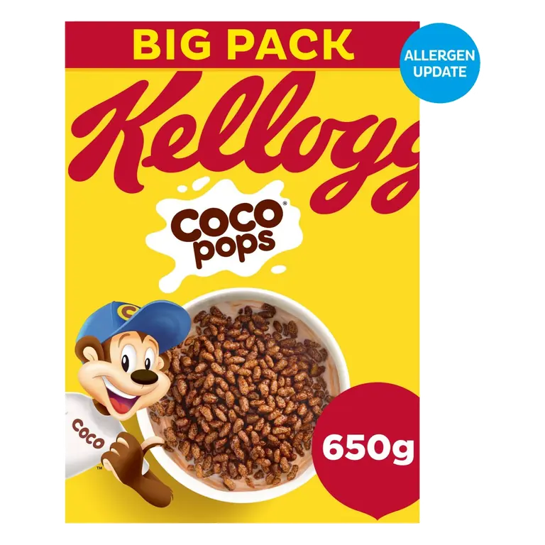 s Coco Pops Chocolate Breakfast Cereal 650g