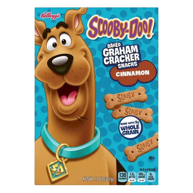 Scooby-Doo! Cinnamon Graham Cracker Snacks
