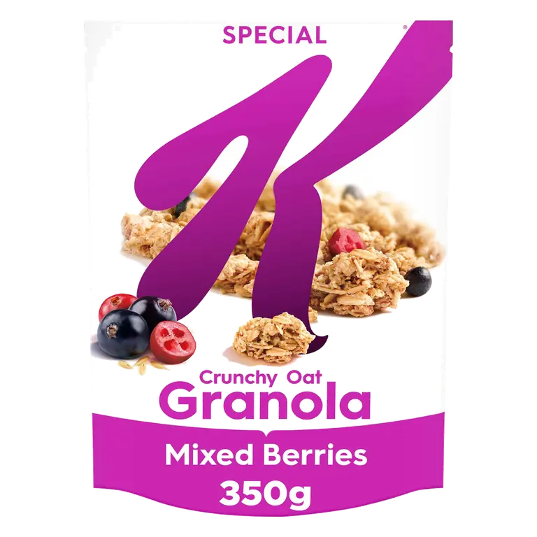 Kellogg's Special K Crunchy Oat Mixed Berries Breakfast Granola 350g