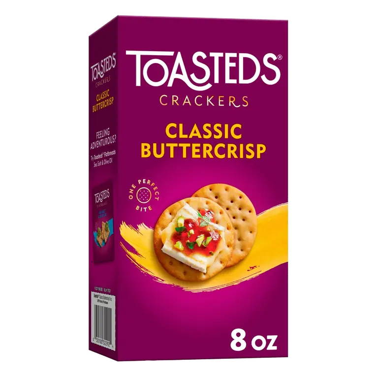 Toasted Crackers Butter Crisp