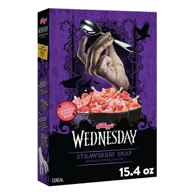 Wednesday Strawberry Snap Cereal