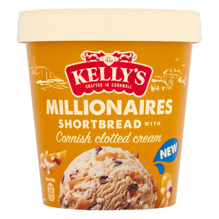 Kelly's Millionaires Shortbread with Cornish Clotted Cream 425ml