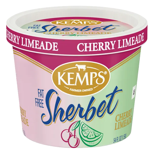 Fat Free Cherry Limeade Sherbet
