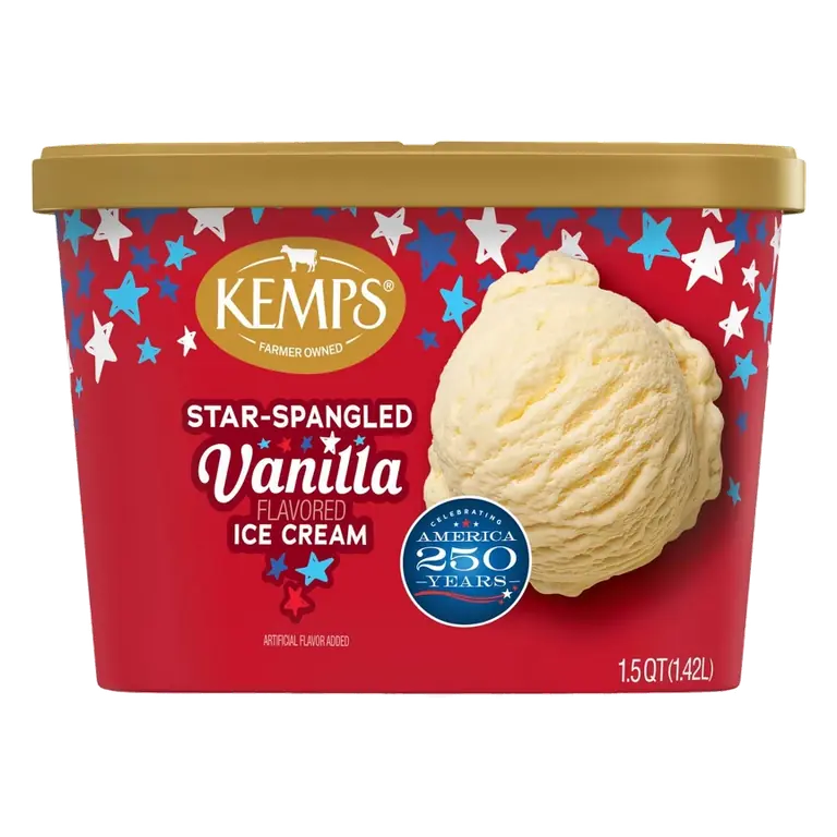 Kemps Old Fashioned Vanilla Ice Cream, 48oz: 10% Milk Fat