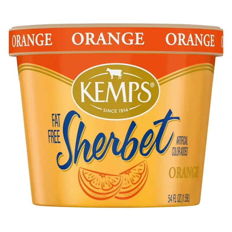 Kemps Orange Frozen Sherbet, 54oz
