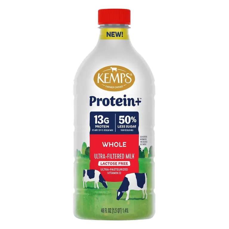 Kemps Protein Whole Milk, 48oz