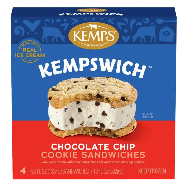 Kemps Vanilla Kempswich, 4pk: REAL Seal