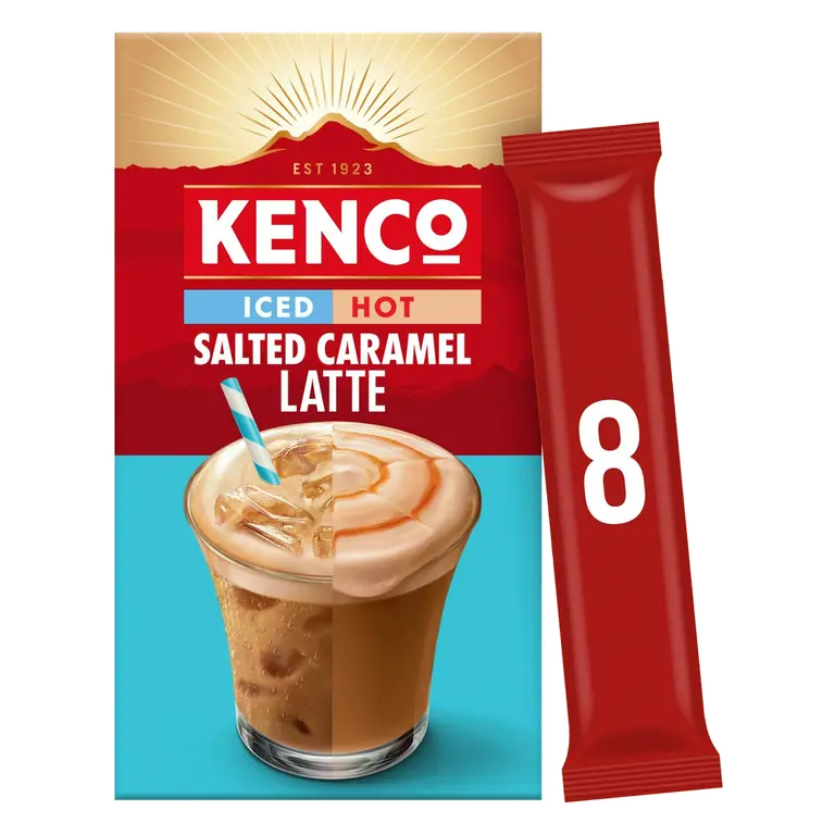 Iced Hot Salted Caramel Latte Sachets 8x20.3g