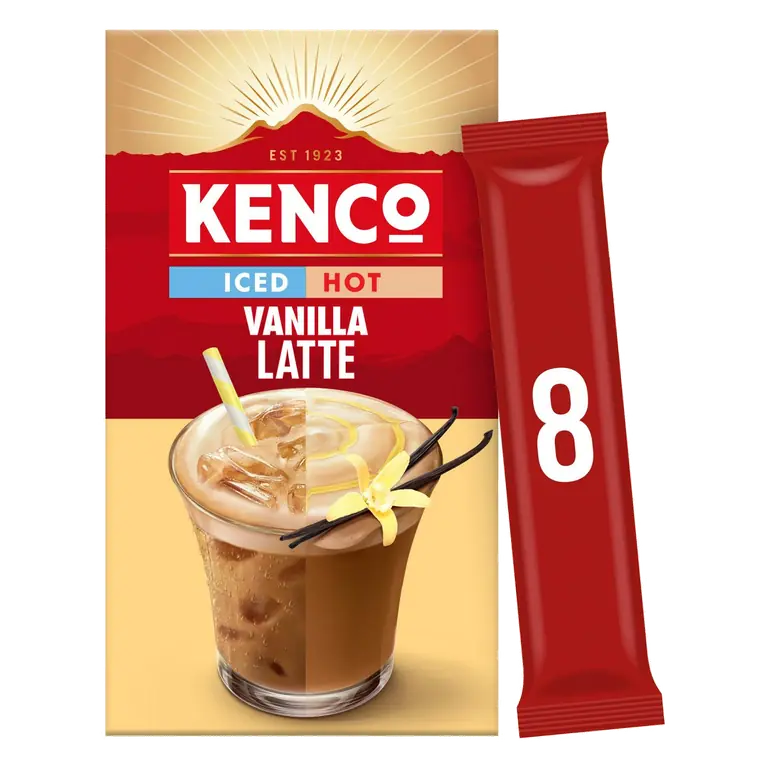Iced Hot Vanilla Latte Sachets 8x20.3g