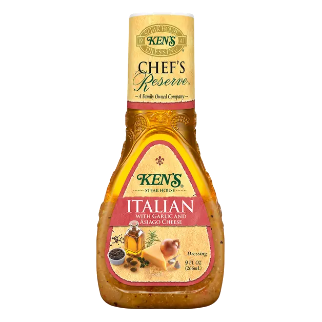 Steak House Chef's Reserve Italian w/Garlic & Asiago Cheese Dressing