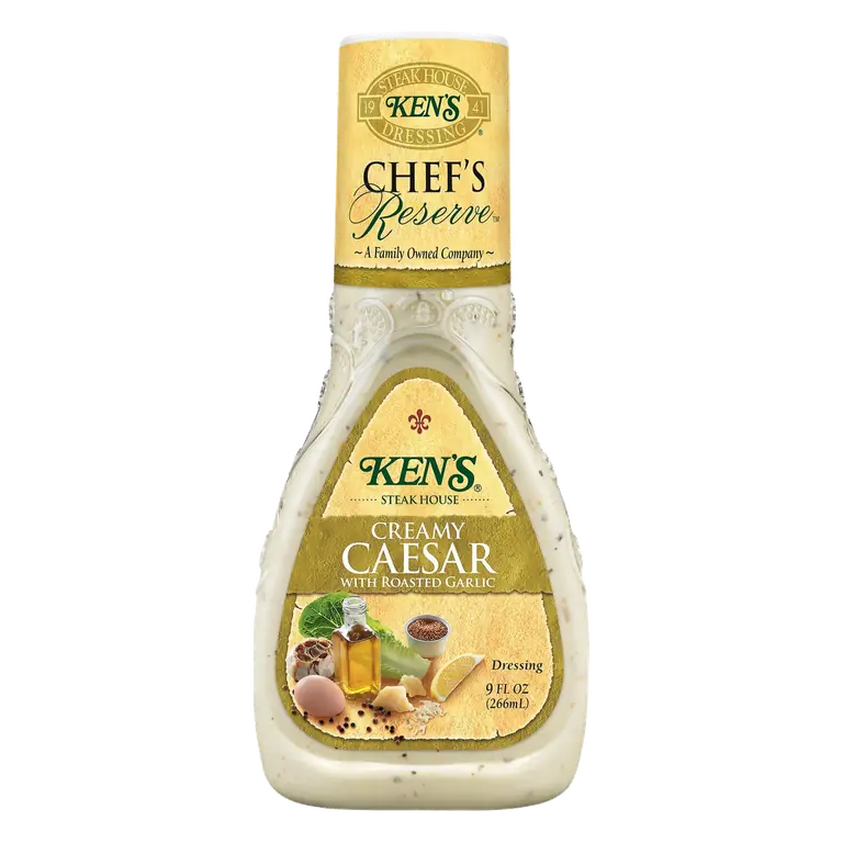 Creamy Caesar with Roasted Garlic Dressing
