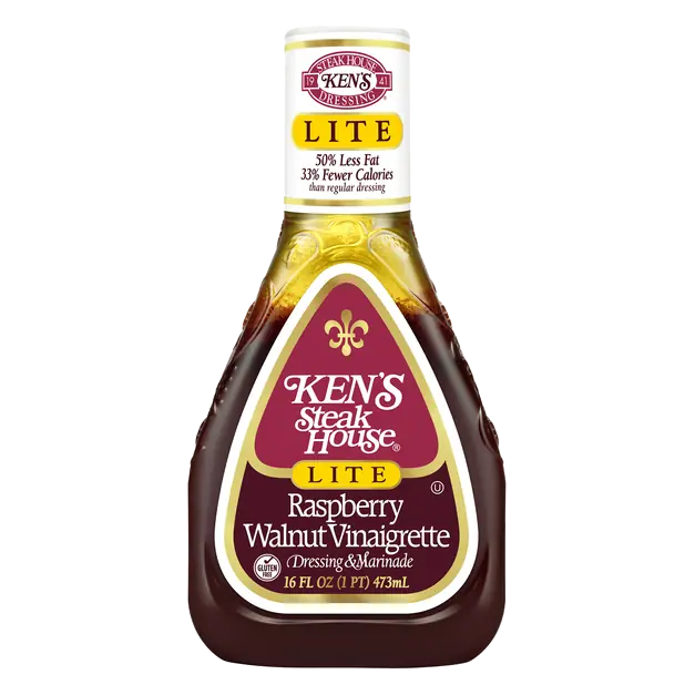 Steak House Lite Raspberry Walnut Vinaigrette Dressing