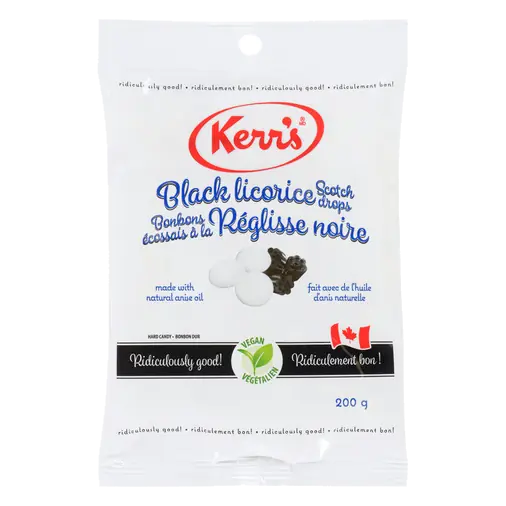 Scotch Drops Candy Black Licorice 200 g