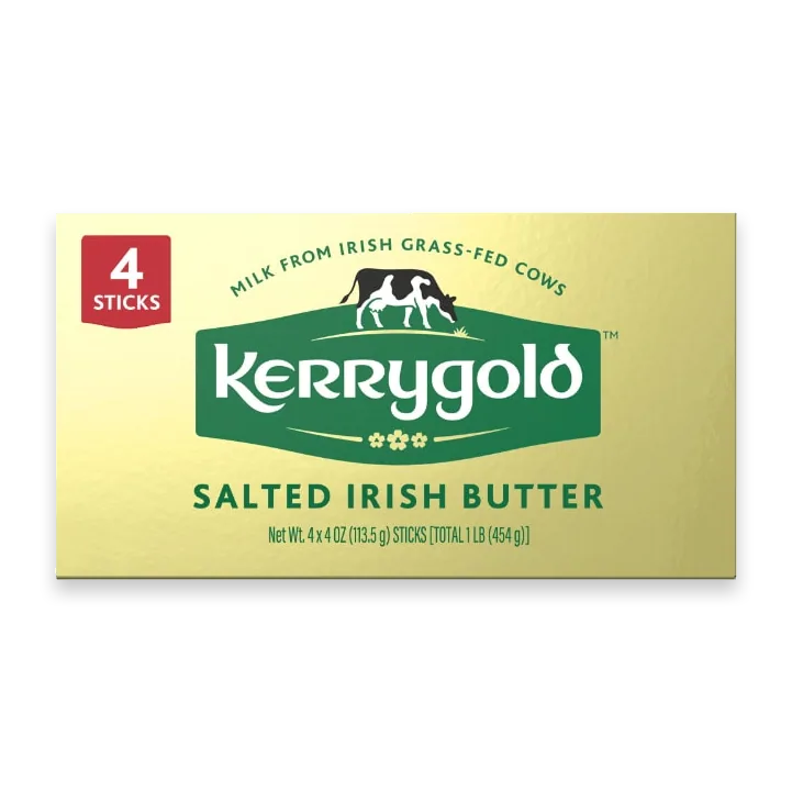 Grass-Fed Pure Irish Salted Butter Sticks