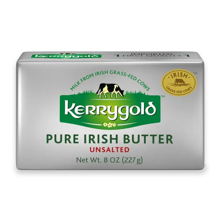 Grass-Fed Pure Irish Unsalted Butter Foil