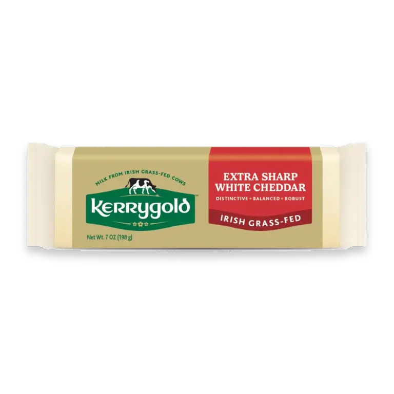 Irish Grass-fed Extra Sharp Cheddar Cheese, 7oz