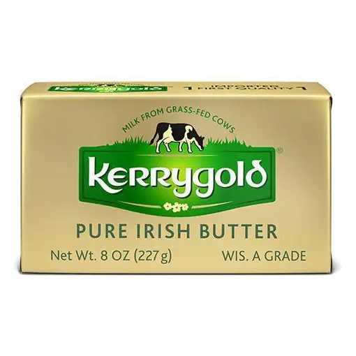 Kerrygold Irish Grass-Fed Salted Butter, 8oz Foil: All, No Preservatives