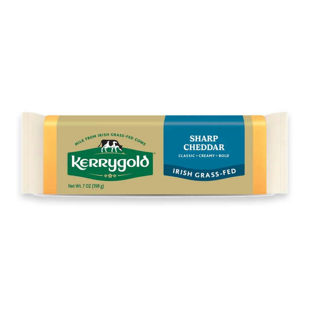 Irish Grass-fed Sharp Cheddar Cheese, 7oz