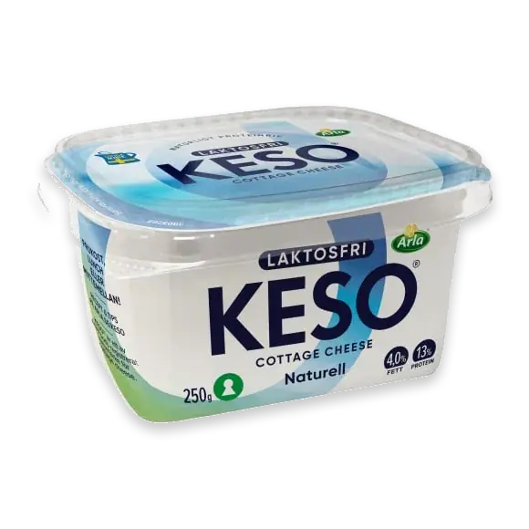 Keso Naturell Laktosfri 4%