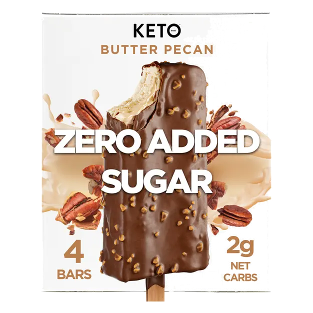 Butter Pecan Crunch Zero Sugar Ice Cream Bars
