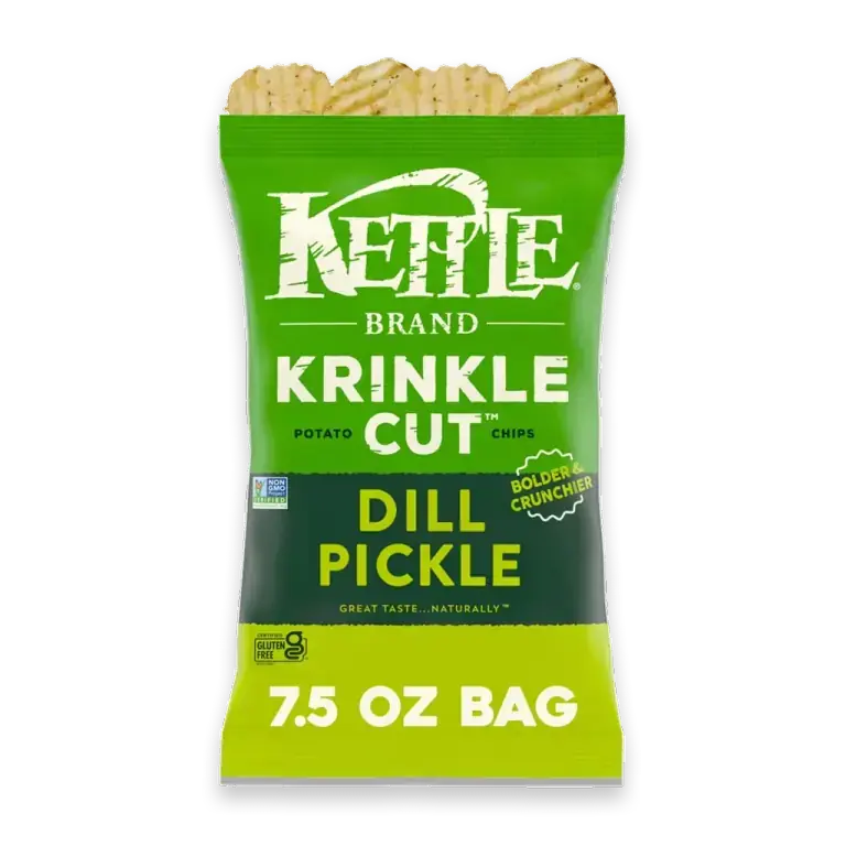 Dill Pickle Krinkle Cut Kettle Potato Chips