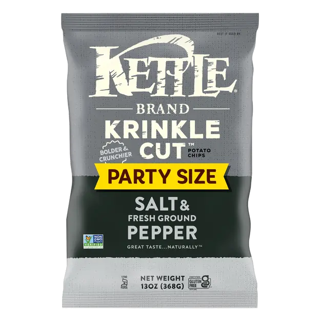 Gluten Free Salt & Pepper Krinkle Cut Potato Chips