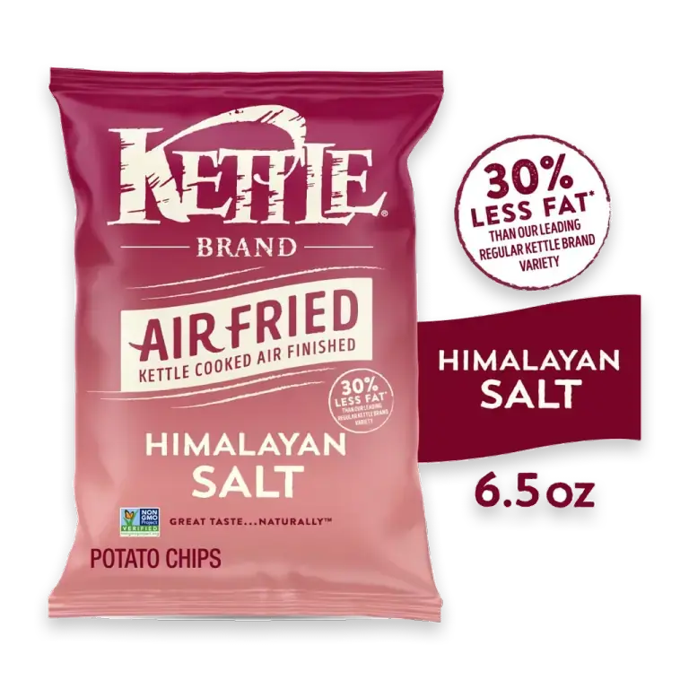 Potato Chips Air Fried Himalayan Salt Kettle Chips
