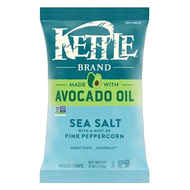 Sea Salt Potato Chips with a Hint of Pink Peppercorn