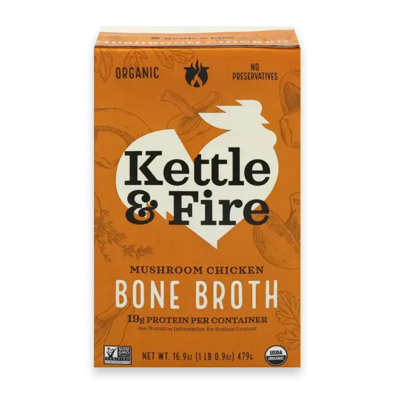 Mushroom Chicken Bone Broth