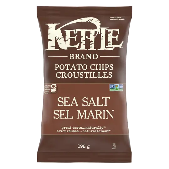 Kettle Chips Sea Salt 198 g
