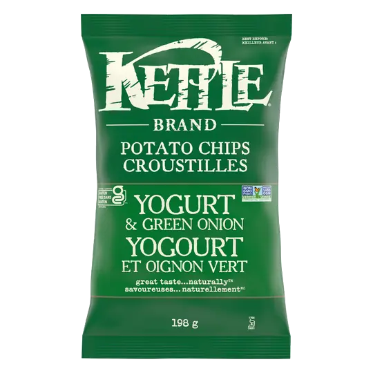 Kettle Chips Yogurt & Green Onion 198 g