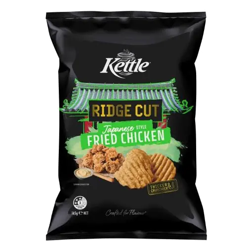 Ridge Cut Potato Chips Fried Chicken