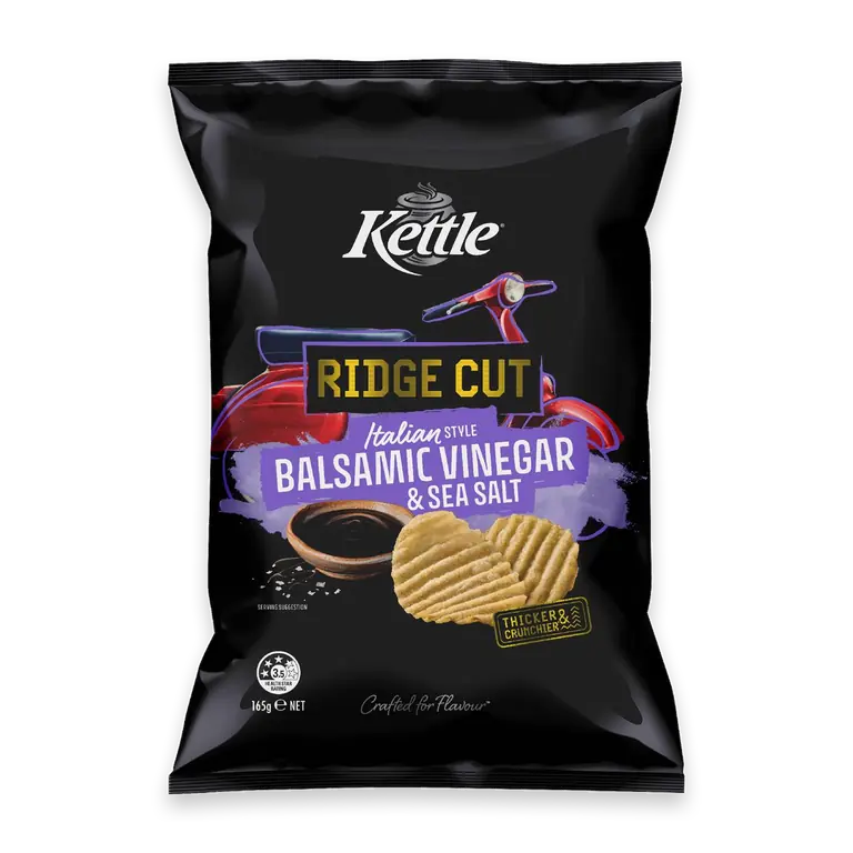 Ridge Cut Potato Chips Salt & Vinegar