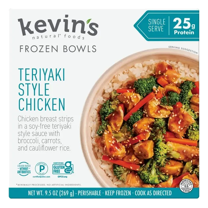 Kevin's Foods Gluten Free Teriyaki Chicken, 9.5oz
