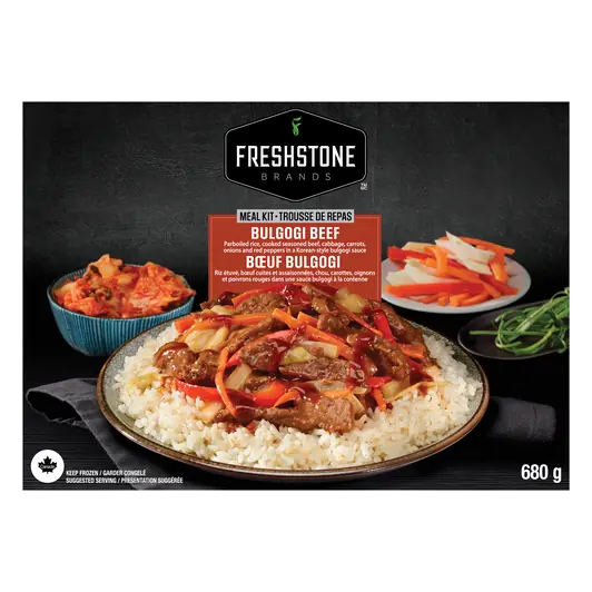 Freshstone Frozen Meal Kit Bulgogi Beef With Rice 680 g
