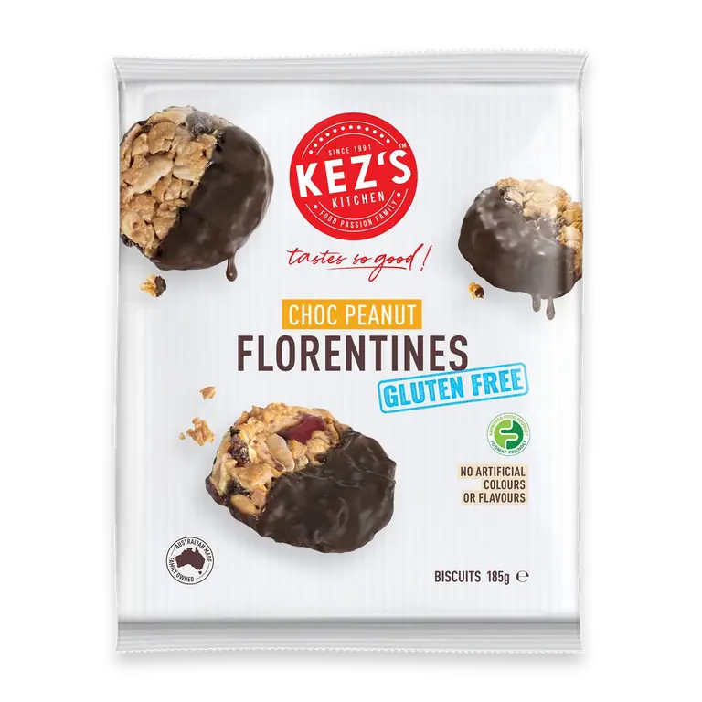 Choc Peanut Florentines Gluten Free
