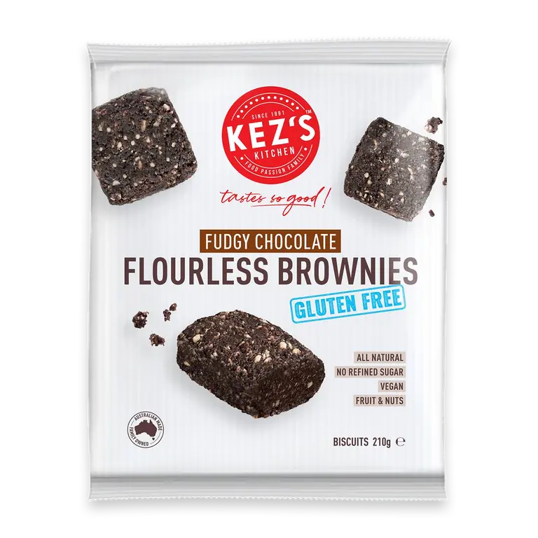 Fudgy Chocolate Flourless Brownies
