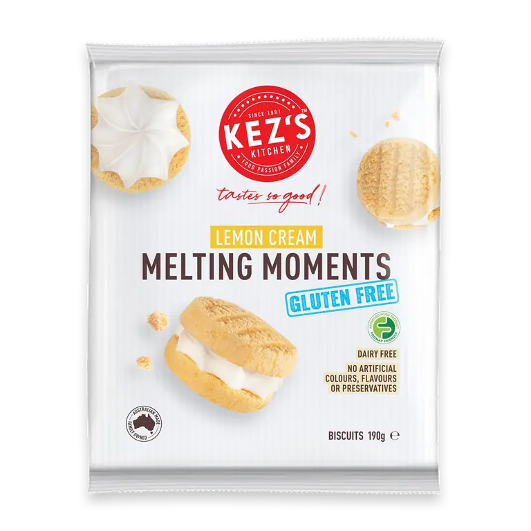 Lemon Cream Melting Moments Gluten Free
